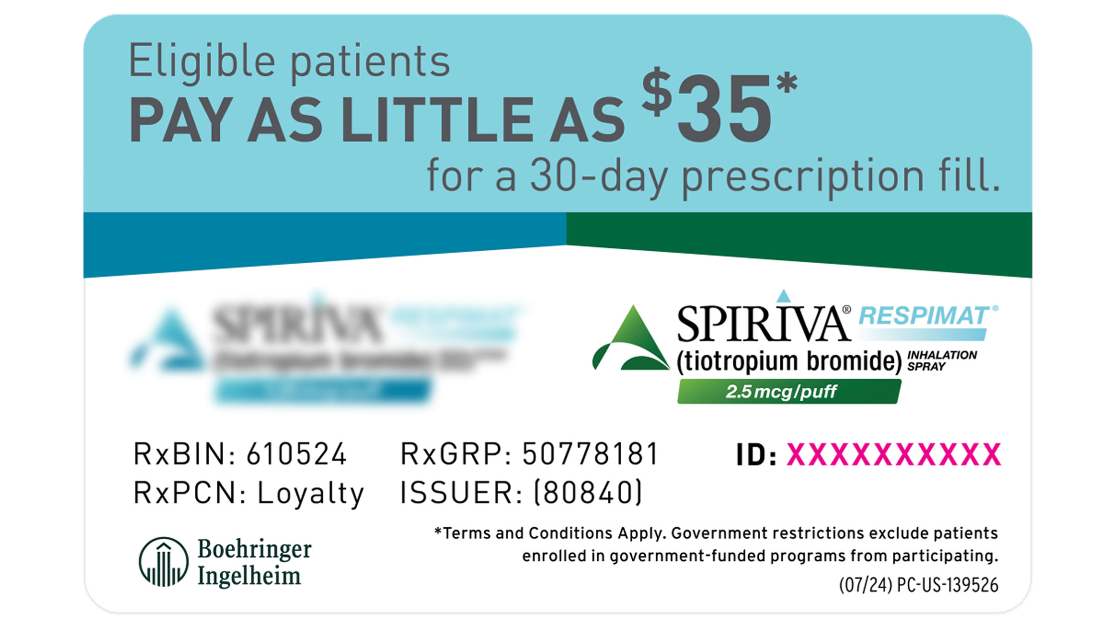 Spiriva Respimat Digital Savings Card