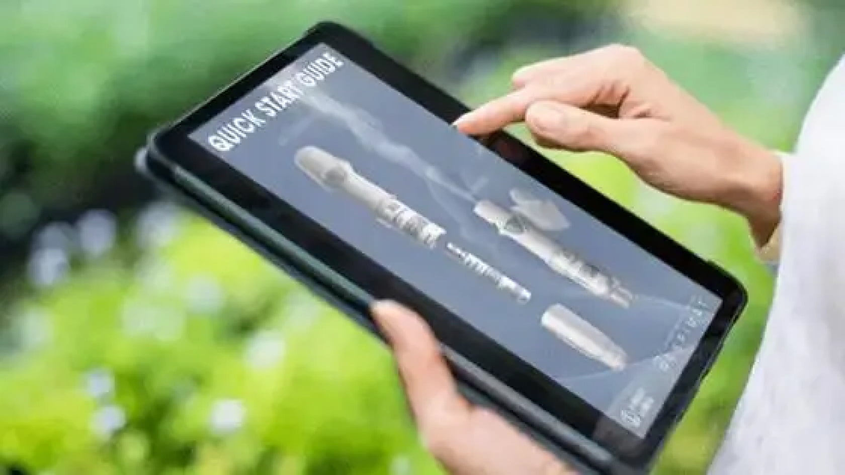 Quick Start Guide on Tablet