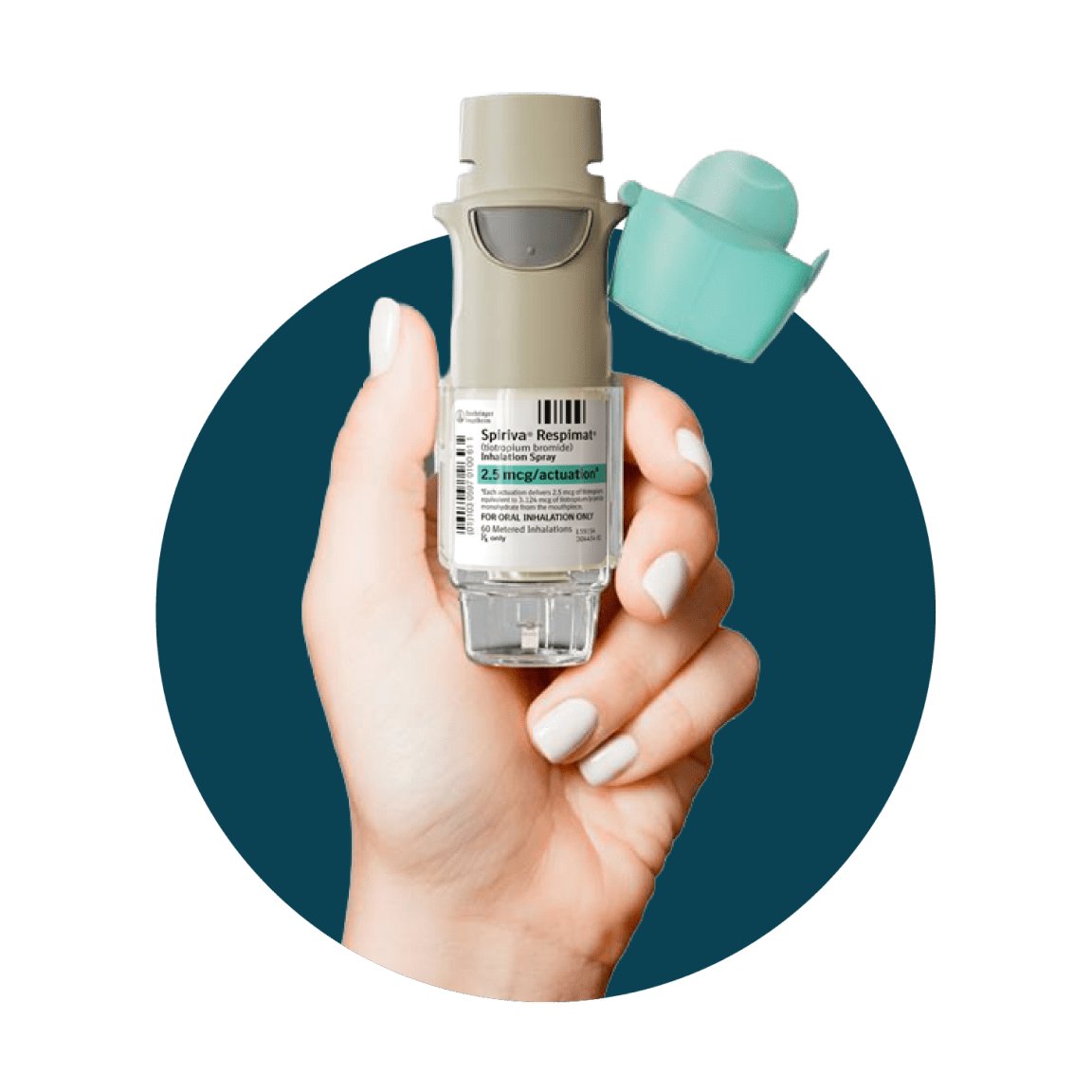 Spiriva Respimat (tiotropium bromide) inhaler