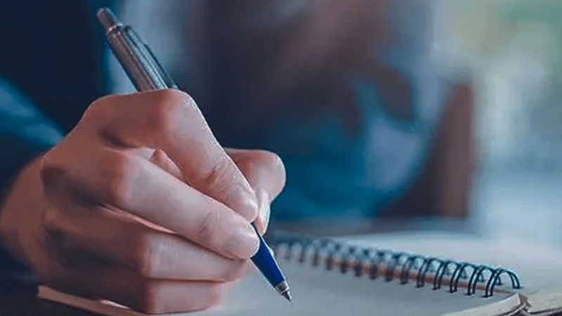 Pen and notepad