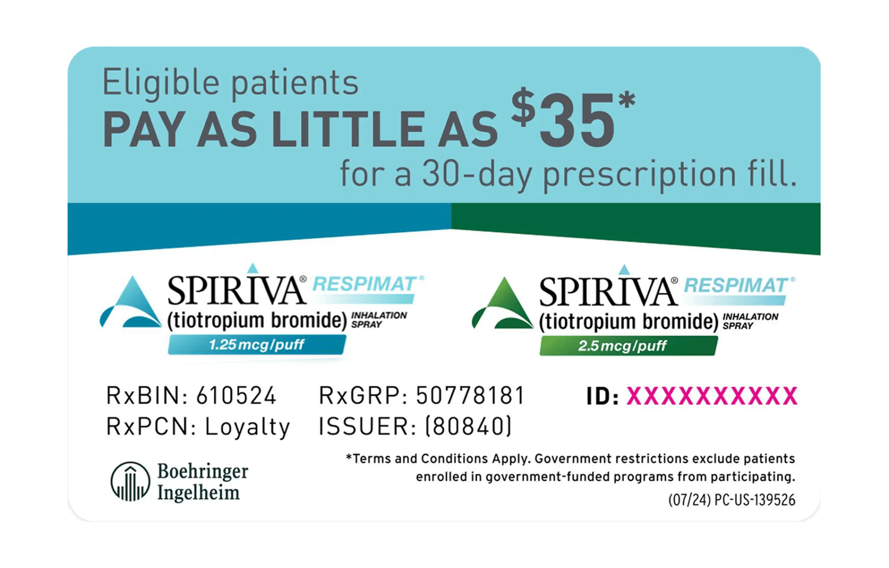 Digital Savings Card