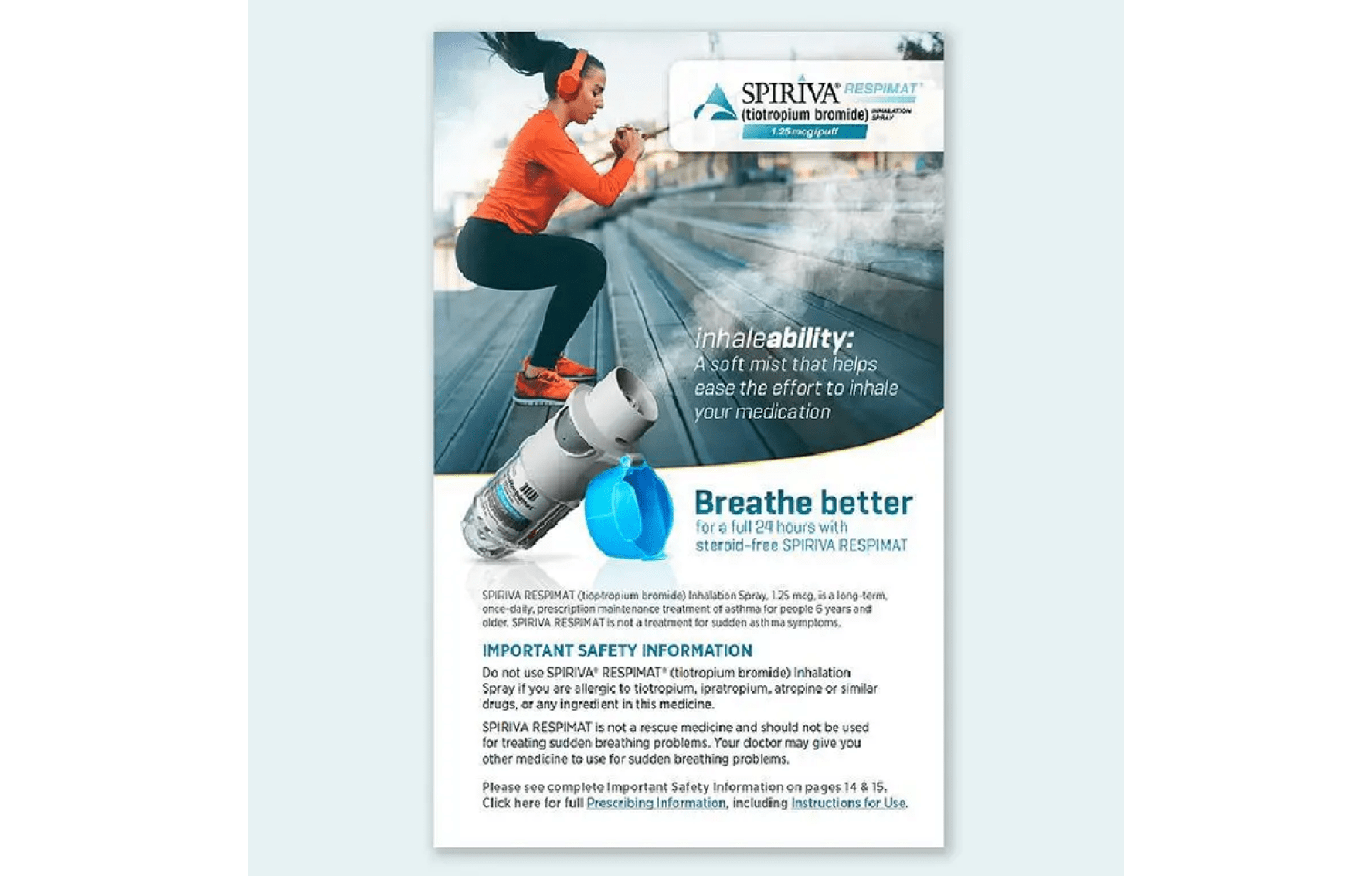 Spiriva Respimat (tiotropium bromide) for Asthma Brochure
