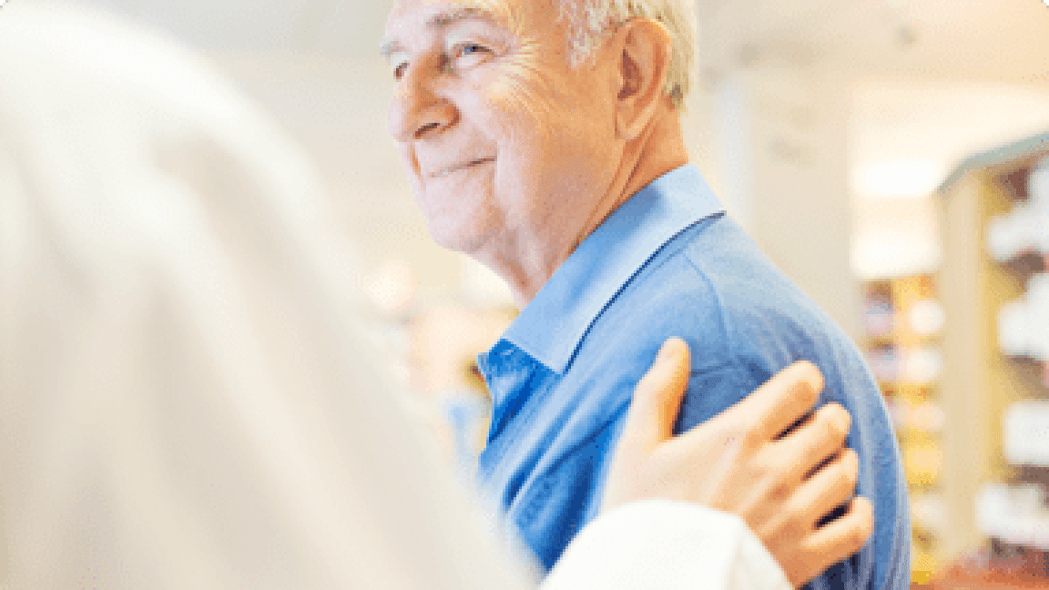 patient talking with doctor